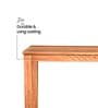 Audi Sheesham Wood Dining Bench with Solid Wood Legs Natural Wood Grain Finish