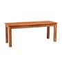 Audi Sheesham Wood Dining Bench with Solid Wood Legs Natural Wood Grain Finish