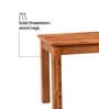Audi Sheesham Wood Dining Bench with Solid Wood Legs Natural Wood Grain Finish