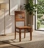 Audi Sheesham Wood Dining Chair with Solid Wood Legs Natural Wood Grain Finish