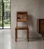 Audi Sheesham Wood Dining Chair with Solid Wood Legs Natural Wood Grain Finish