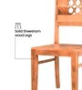 Audi Sheesham Wood Dining Chair with Solid Wood Legs Natural Wood Grain Finish
