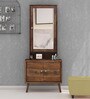 Audi Sheesham Wood Dresser in Scratch Resistant Provincial Teak Finish With Storage