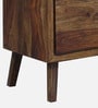 Audi Sheesham Wood Dresser in Scratch Resistant Provincial Teak Finish With Storage
