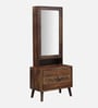 Audi Sheesham Wood Dresser in Scratch Resistant Provincial Teak Finish With Storage