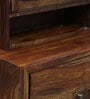 Audi Sheesham Wood Dresser in Scratch Resistant Provincial Teak Finish With Storage