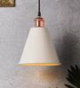 Audie White Metal Hanging Light