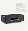 Audio R3S Compact Music System, Soft Grey Colour