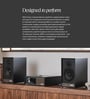Audio R610 Music Console, Charcoal Colour