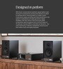 Audio R610 Music Console, Fused Walnut Colour