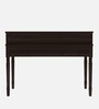 Augusta Writing Table In Dark Walnut Finish