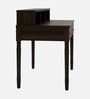 Augusta Writing Table In Dark Walnut Finish