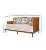 Aulin Teakwood Day Bed in Teak Finish