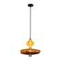 AUM Mountain Gleam 2 Layer Handcrafted Pendant Lamp with Bulb (Fibre, E27 Holder)