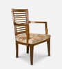 Aura Arm Chair (Set of 2) in Teak Colour