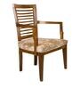 Aura Arm Chair (Set of 2) in Teak Colour