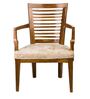 Aura Arm Chair (Set of 2) in Teak Colour