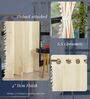 Aura Beige solid Cotton Curtains for Window Pack of 1