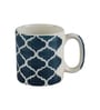 Aura Blue Ceramic Glossy (Set of 8) Coffee Mug Gift Set