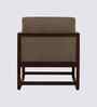 Aura Boucle Fabric Arm Chair In Brown Colour