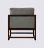 Aura Boucle Fabric Arm Chair In Grey Colour