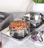 Silver Aura Bowl With Tray