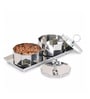 Silver Aura Bowl With Tray
