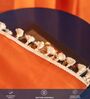 Aura Burnt Orange solid Cotton Curtains for Window Pack of 1