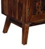 Aura Sheesham Wood TV Console In Provincial Teak Finish For TVs Up To 43"