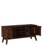 Aura Sheesham Wood TV Console In Provincial Teak Finish For TVs Up To 43"