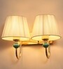 Aura Gold & Mild Steel Wall Light