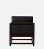 Aura Pu Leather Arm Chair in Grey Colour