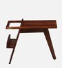 Aura Sheesham Wood End Table in Scratch Resistant Honey Oak Finish
