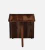 Aura Sheesham Wood End Table in Scratch Resistant Rustic Teak Finish
