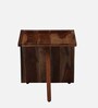 Aura Sheesham Wood End Table in Scratch Resistant Rustic Teak Finish Aura Sheesham Wood End Table in Scratch Resistant Rustic Teak Finish