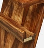 Aura Sheesham Wood End Table in Scratch Resistant Rustic Teak Finish