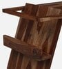 Aura Sheesham Wood End Table in Scratch Resistant Rustic Teak Finish