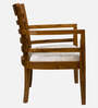Aura Teak Wood Arm Chair In Teak Finish (Set of 2)
