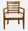Aura Teak Wood Arm Chair In Teak Finish (Set of 2)