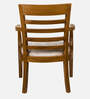 Aura Teak Wood Arm Chair In Teak Finish (Set of 2)