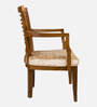 Aura Teak Wood Arm Chair In Teak Finish (Set of 2)