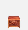 Aura Sheesham Wood Coffee Table In Honey Oak Finish