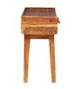Aura Sheesham Wood Study Table In Rustic Teak Finish