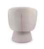 Aura Swivel Accent Chair In Light Grey Color