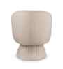 Aura Swivel Accent Chair In Peach Color