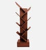 Aura Book Shelf In Light Walnut Finish With Drawer