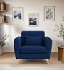 Aura 1 Seater Sofa In Blue Color