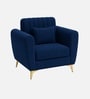 Aura 1 Seater Sofa In Blue Color
