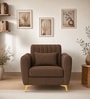 Aura 1 Seater Sofa In Brown Color