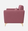 Aura 1 Seater Sofa In Onion Pink Color